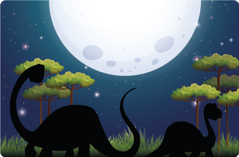 Safari-avontuurcircuit vinyl tapijt meer kinderen - TenStickers