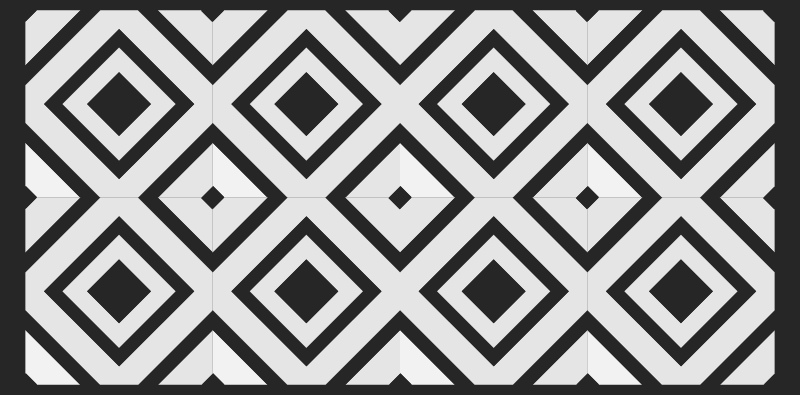 Ruitpatroon mat vinyl tapijt geometrisch - TenStickers