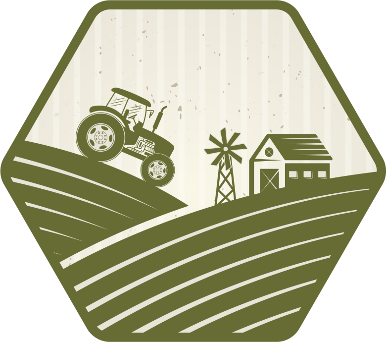 Vintage tractor en windmolen vintage tapijt - TenStickers