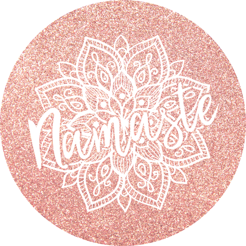 Vinyl tapijt mandala namaste motief - TenStickers