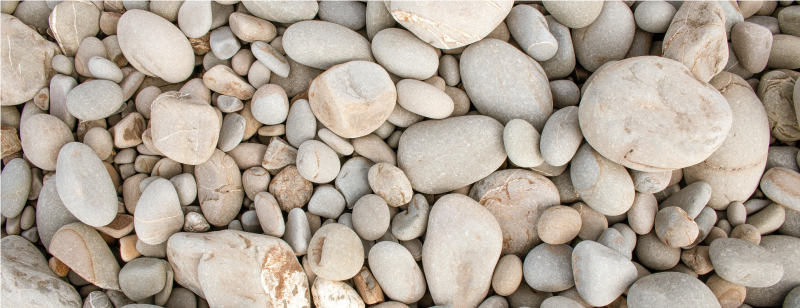 Witte kleine stenen keuken vinyl tapijt - TenStickers