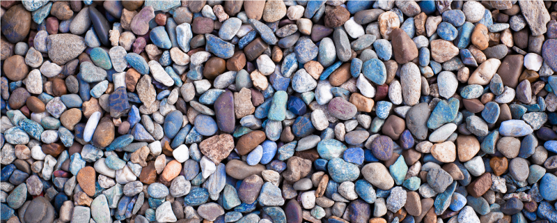 Kiezel arrangement vinyl tapijt keuken - TenStickers