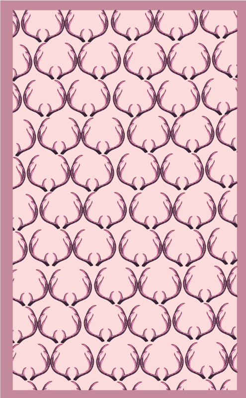 Elegant geweimotief vinyl tapijt Scandinavisch - TenStickers