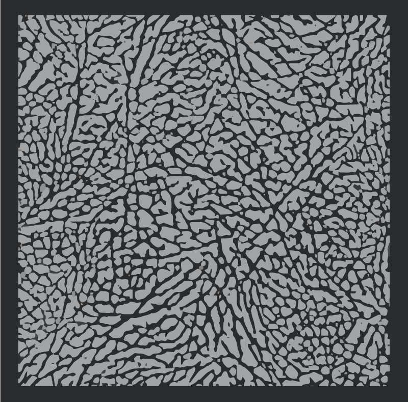 Gestructureerd donker patroon vinyl tapijt grijs - TenStickers