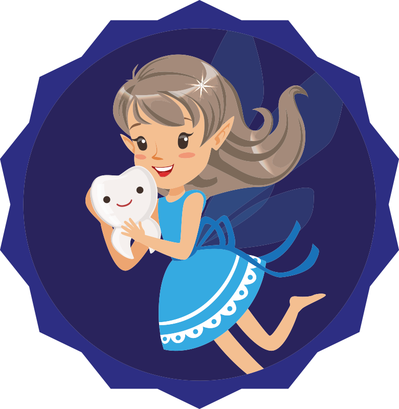 Tandenfee avontuur vinyl tapijt kind - TenStickers