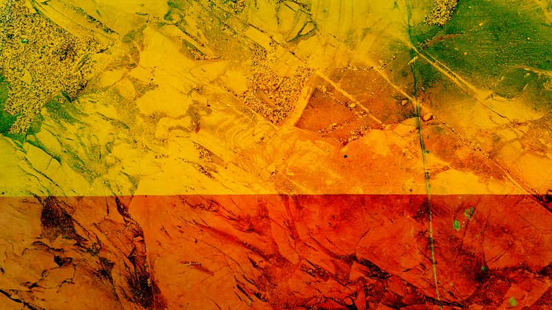 Warme kleurlagen vinyl tapijt textuur - TenStickers