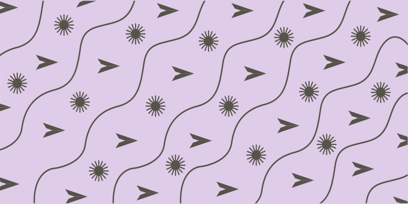 Golfpatroon vibratie vinyl tapijt modern - TenStickers