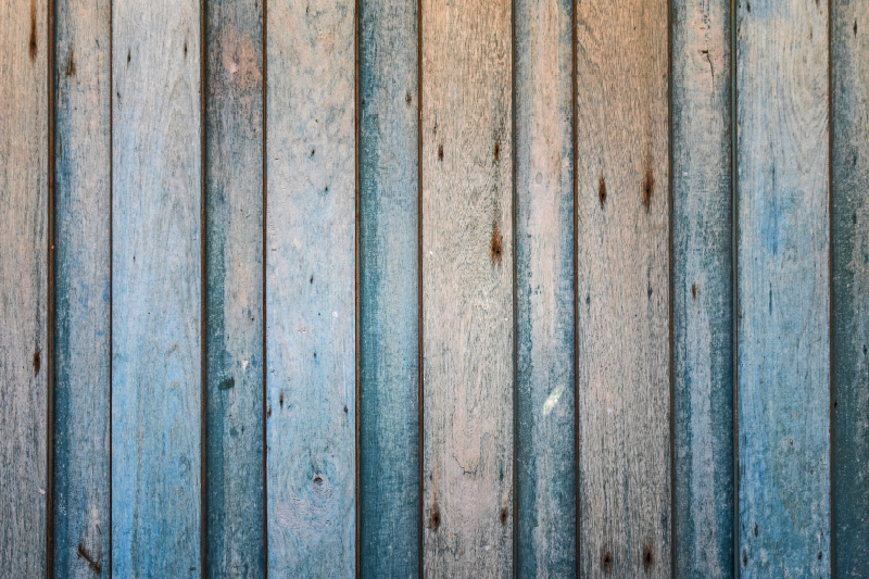 Verweerde planken vinyl tapijt houtstructuur - TenStickers