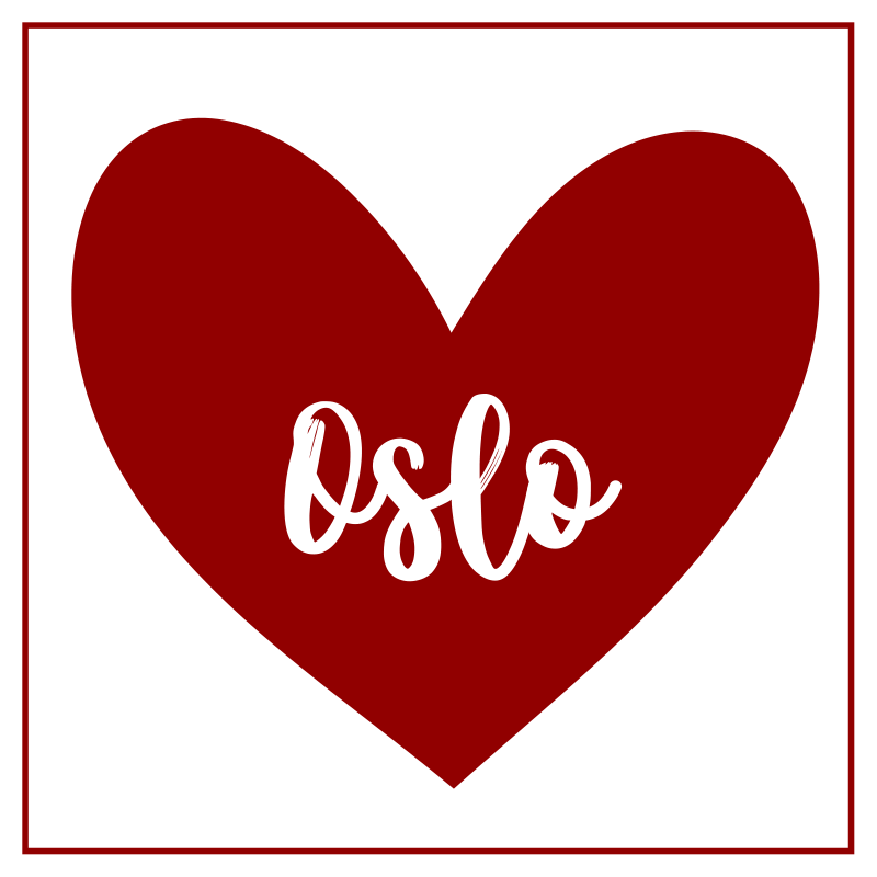 Hart oslo vinyl tapijt zinnen en teksten - TenStickers