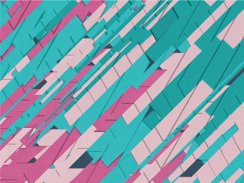 Abstract hoekig patroon vinyl tapijt geometrisch - TenStickers