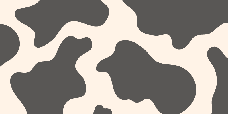 Klassieke koeienhuid vinyl vloerkleed dierenprint - TenStickers