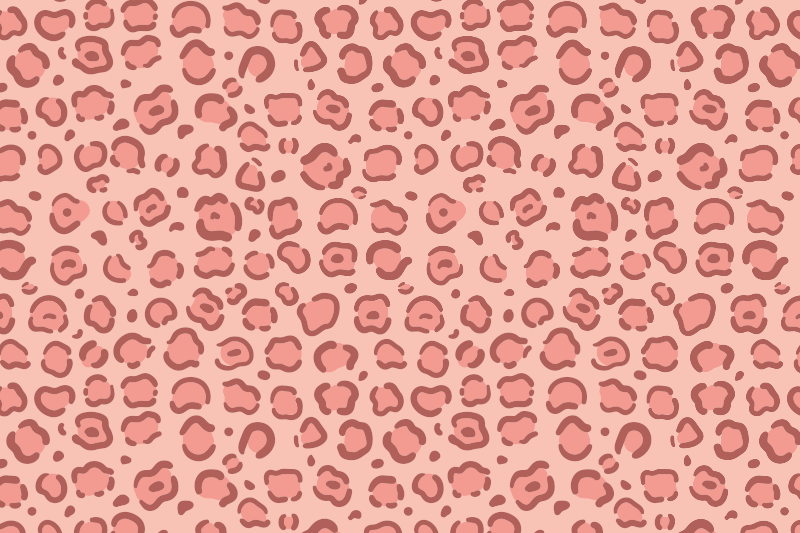 Luipaardstippen vinyl vloerkleed dierenprint - TenStickers