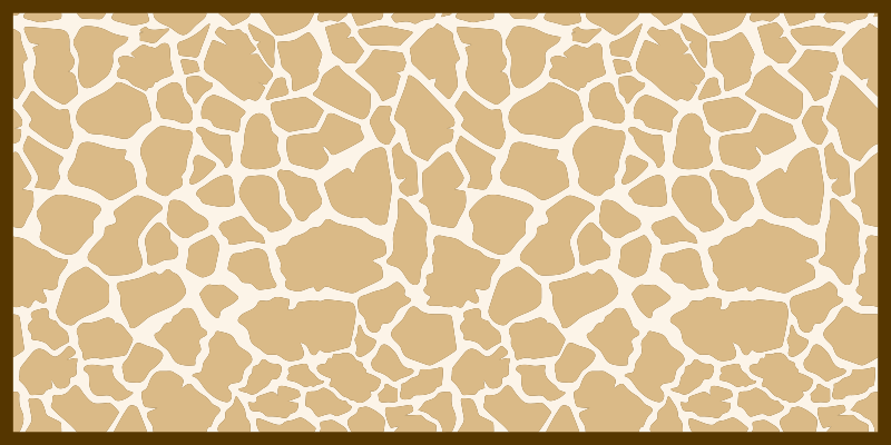 Giraffe vlekkenpatroon vinyl vloerkleed dierenprint - TenStickers
