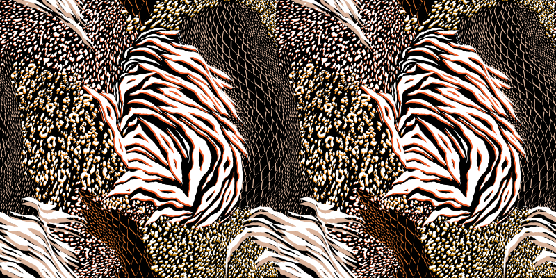 Opvallende zebrapatronen vinyl vloerkleed dierenprint - TenStickers