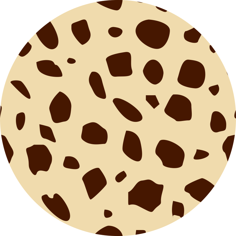 Gevlekte warmte vinyl vloerkleed dierenprint - TenStickers
