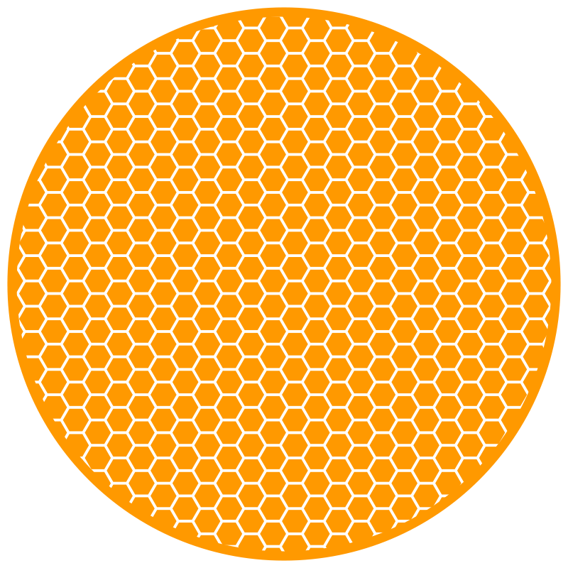 Honingraatmotief vinyl tapijt textuur - TenStickers