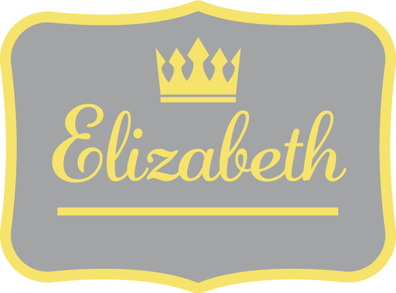 Vinyl tapijt ontvangsthal persoonlijke koninklijke kroon - TenStickers