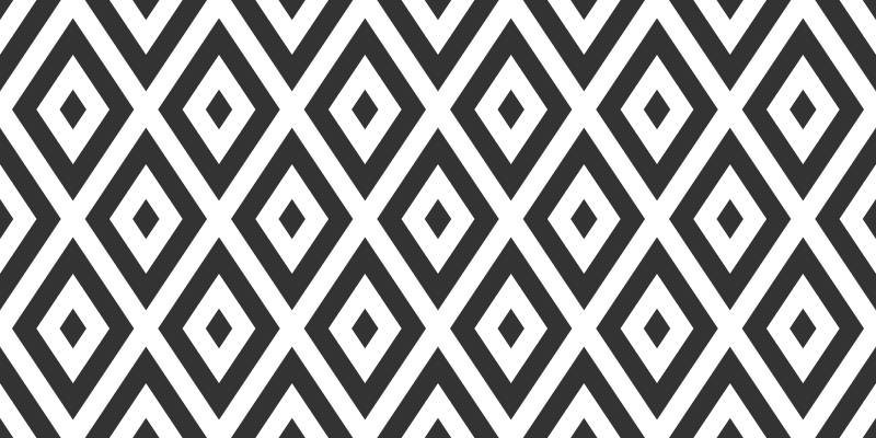 Diamant arrangement vinyl tapijt geometrisch - TenStickers