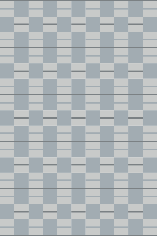 Grijs gepatroneerde vierkanten vinyl tapijt woonkamer - TenStickers