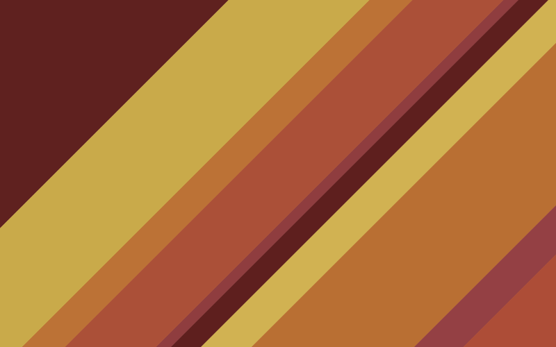 Warme retro strepen vinyl tapijt antiek - TenStickers