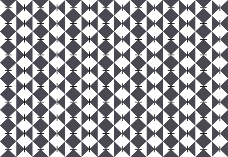 Modern ruitpatroon vinyl tapijt geometrisch - TenStickers