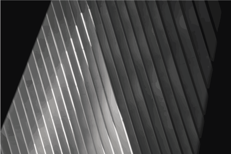 Glad gestreept oppervlak vinyl tapijt houtstructuur - TenStickers