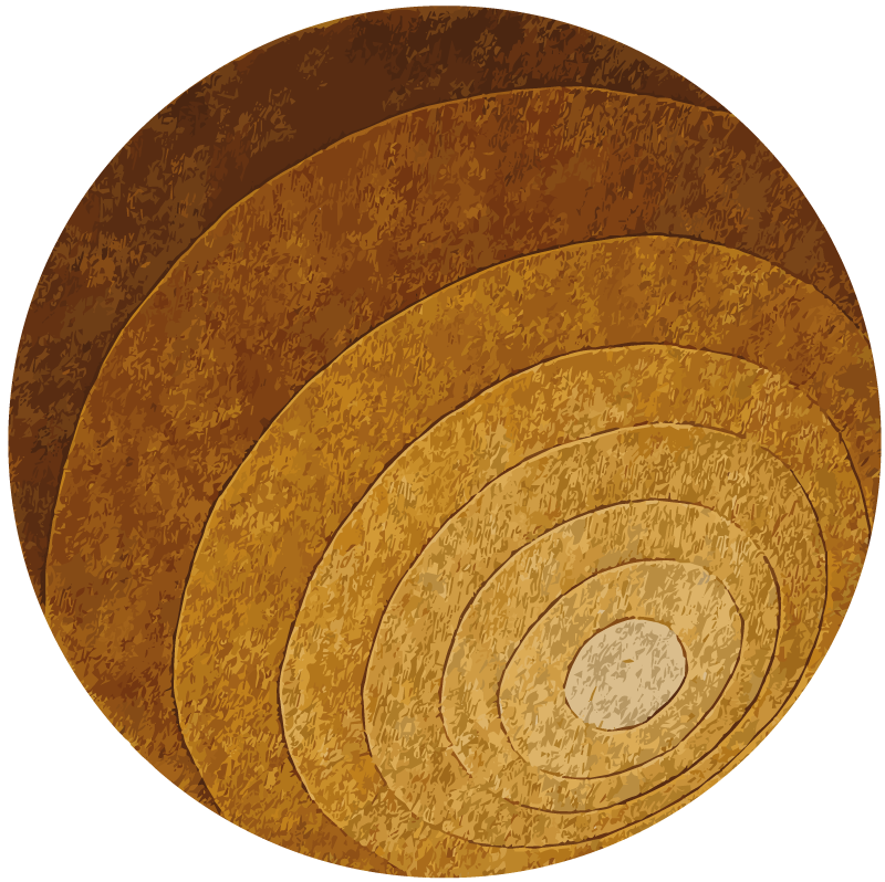 Vinyl tapijt houtstructuur nature layers - TenStickers