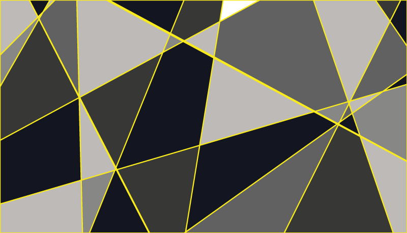 Grijze driehoekige lijnen vinyl tapijt geometrisch - TenStickers