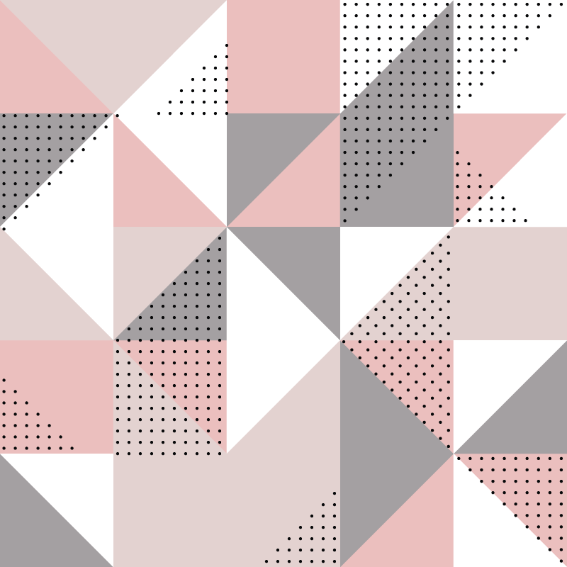 Driehoekige kleursegmenten vinyl tapijt geometrisch - TenStickers