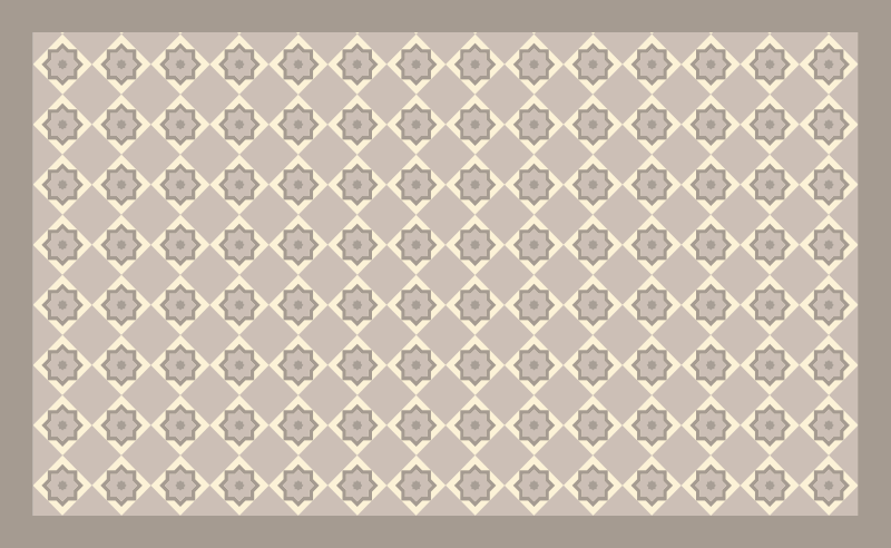 Elegant sterrenpatroon marmeren vinyl tapijt - TenStickers