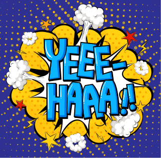 Komische actie-uitbarsting vinyl tapijt tiener - TenStickers