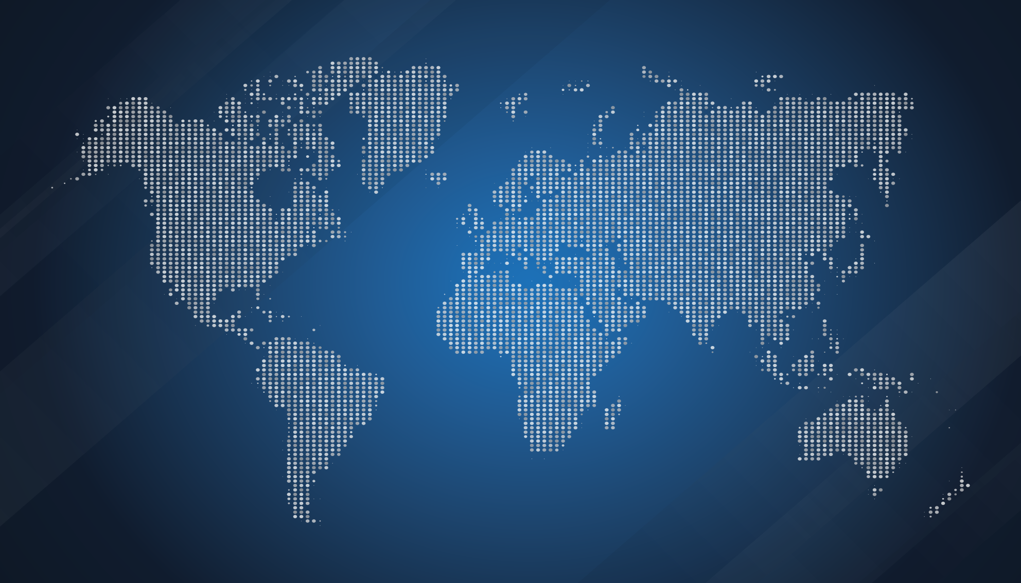 Blauw grafisch ontwerp vinyl tapijt wereldkaart - TenStickers