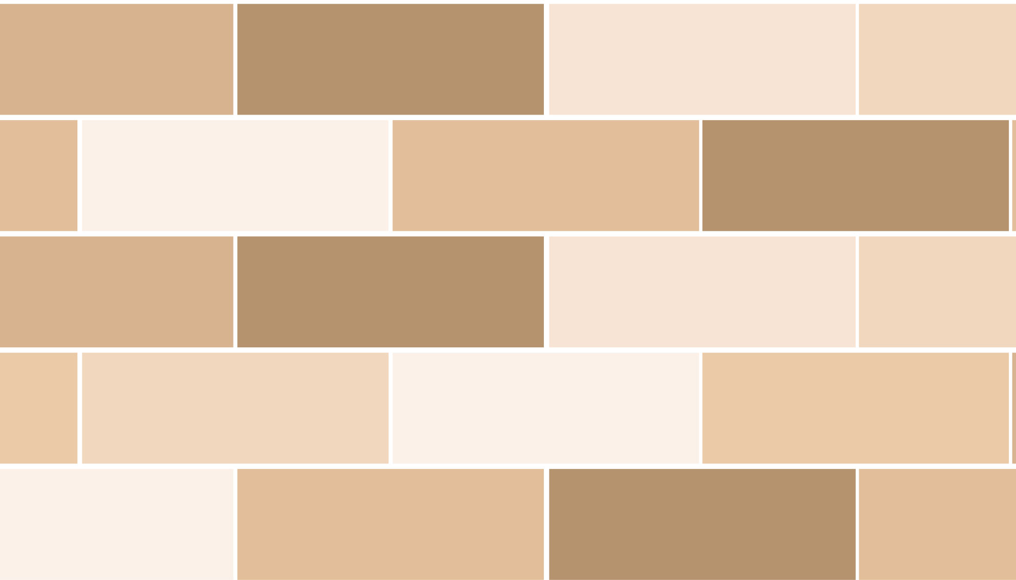 Neutrale bakstenen tegels vinyl tapijt badkamer - TenStickers