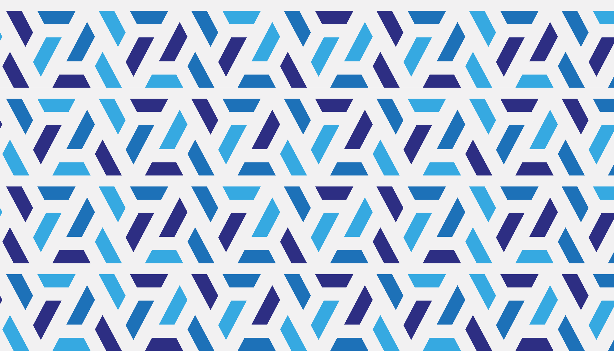 Blauwe patroonvormen vinyl tapijt geometrisch - TenStickers