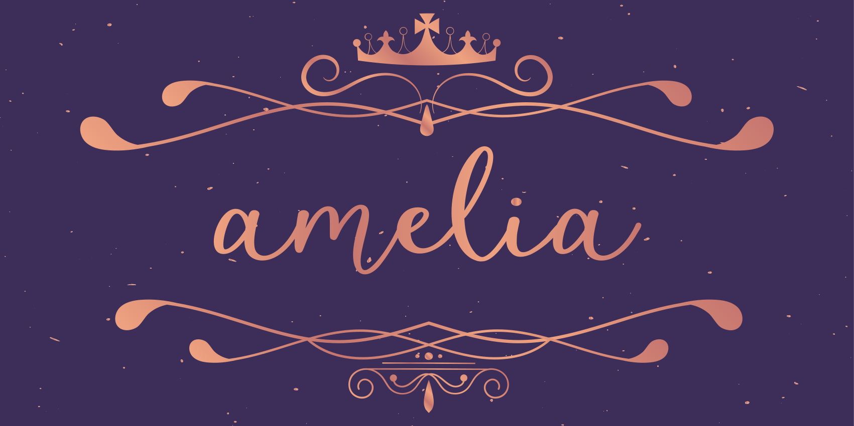 Gepersonaliseerde naammat vinyl tapijt met naam - TenStickers