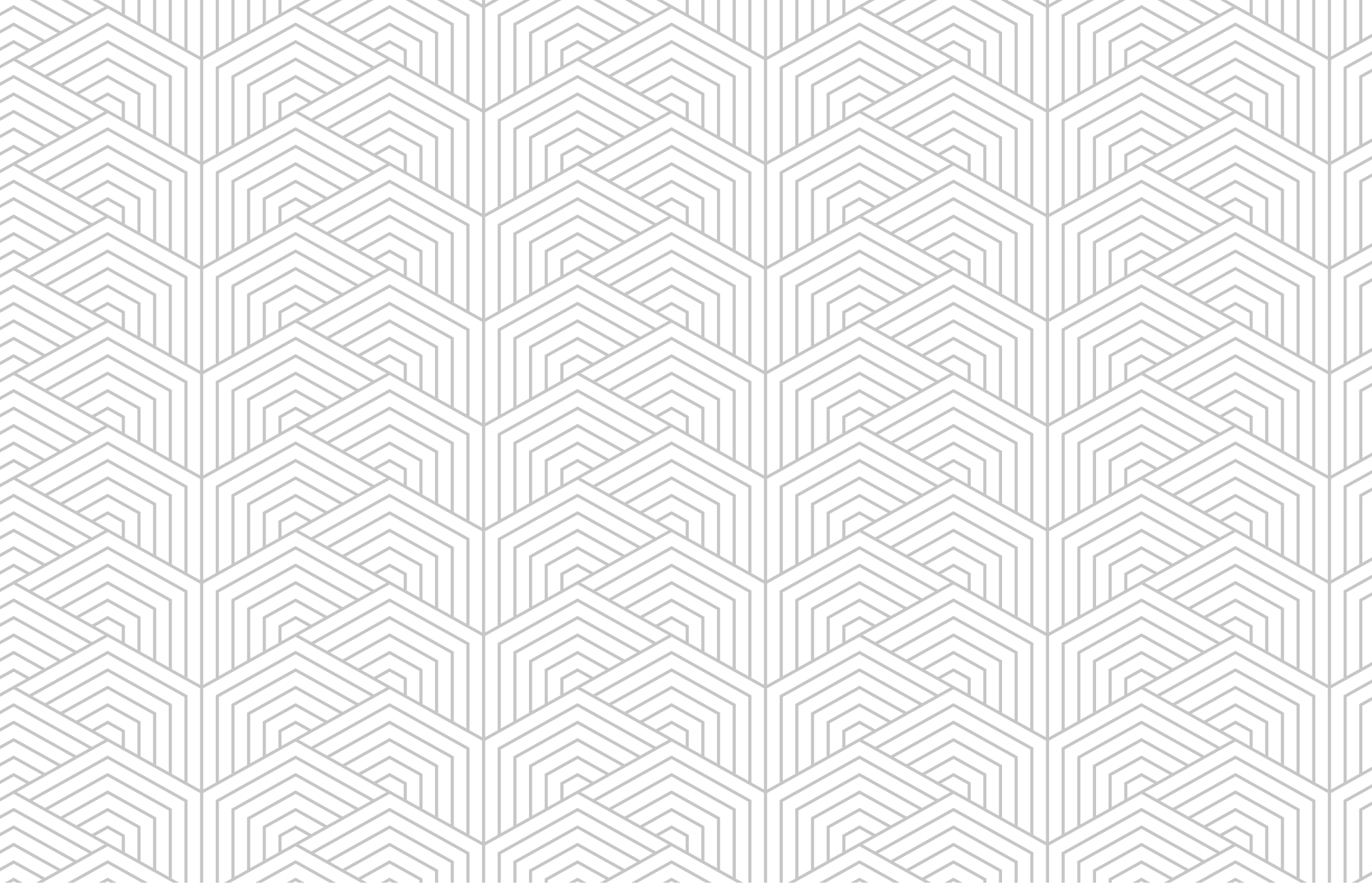 Grijs zeshoekpatroon vinyl tapijt geometrisch - TenStickers