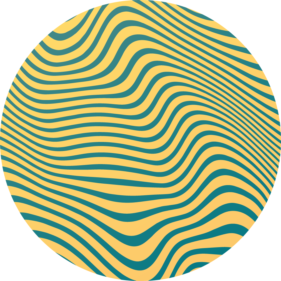 Concept van gebogen lijn vinyl tapijt strepen - TenStickers