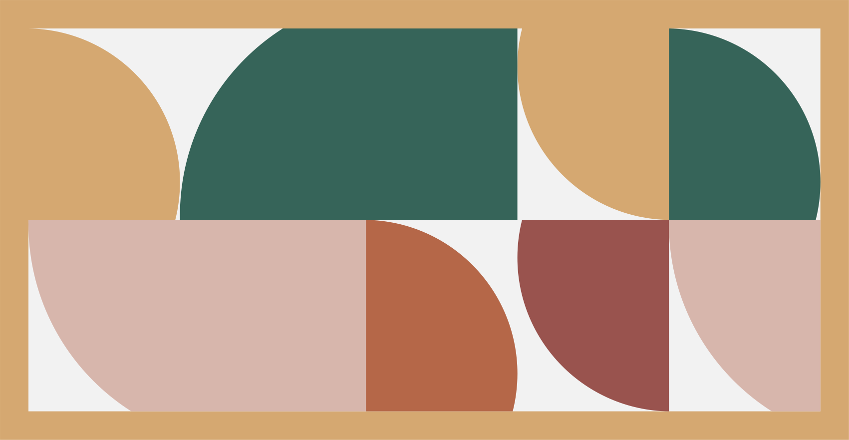 Hoekige abstracte segmenten vinyl tapijt modern - TenStickers