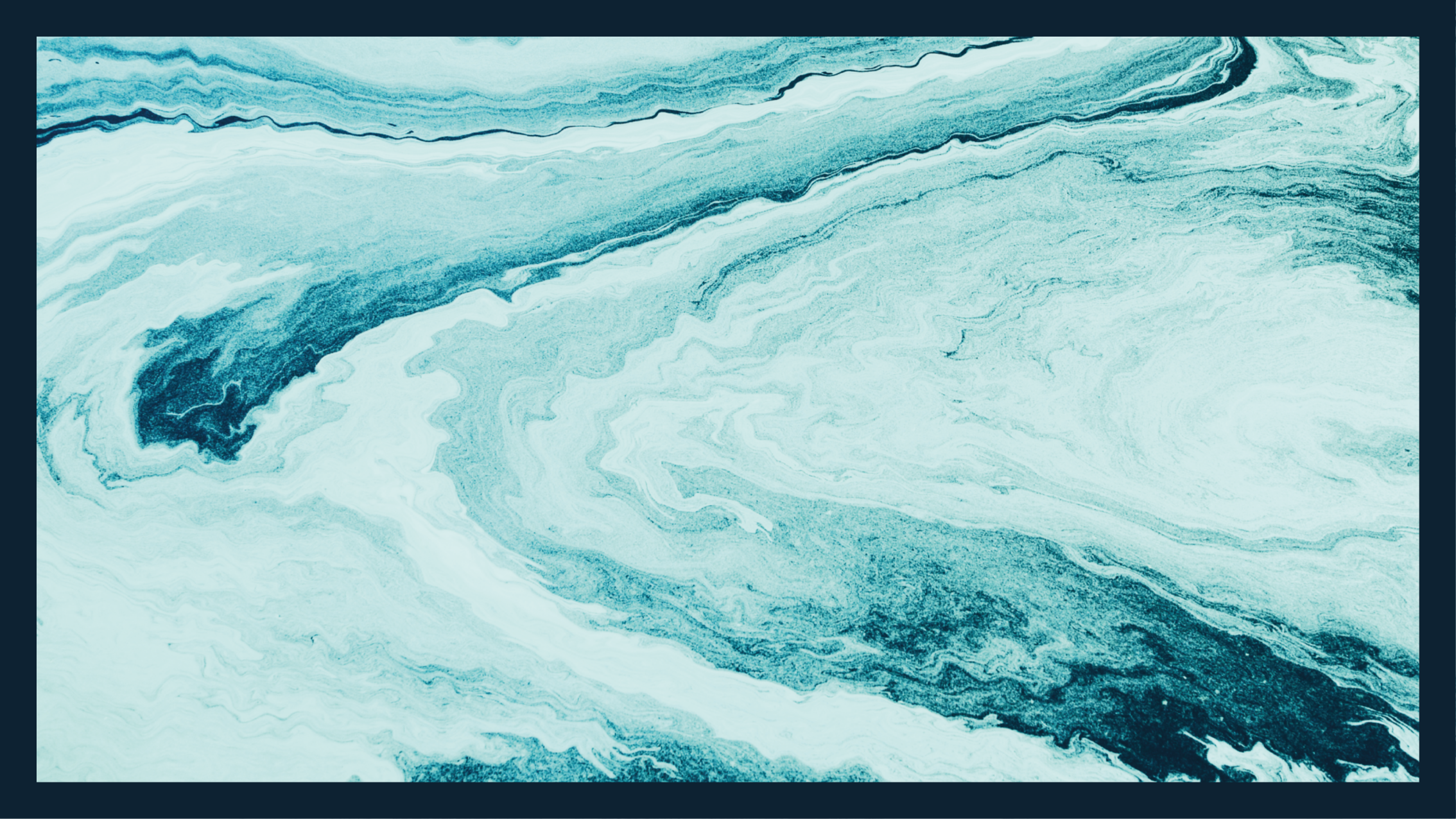 Wervelend aquapatroon vinyl tapijt woonkamer - TenStickers