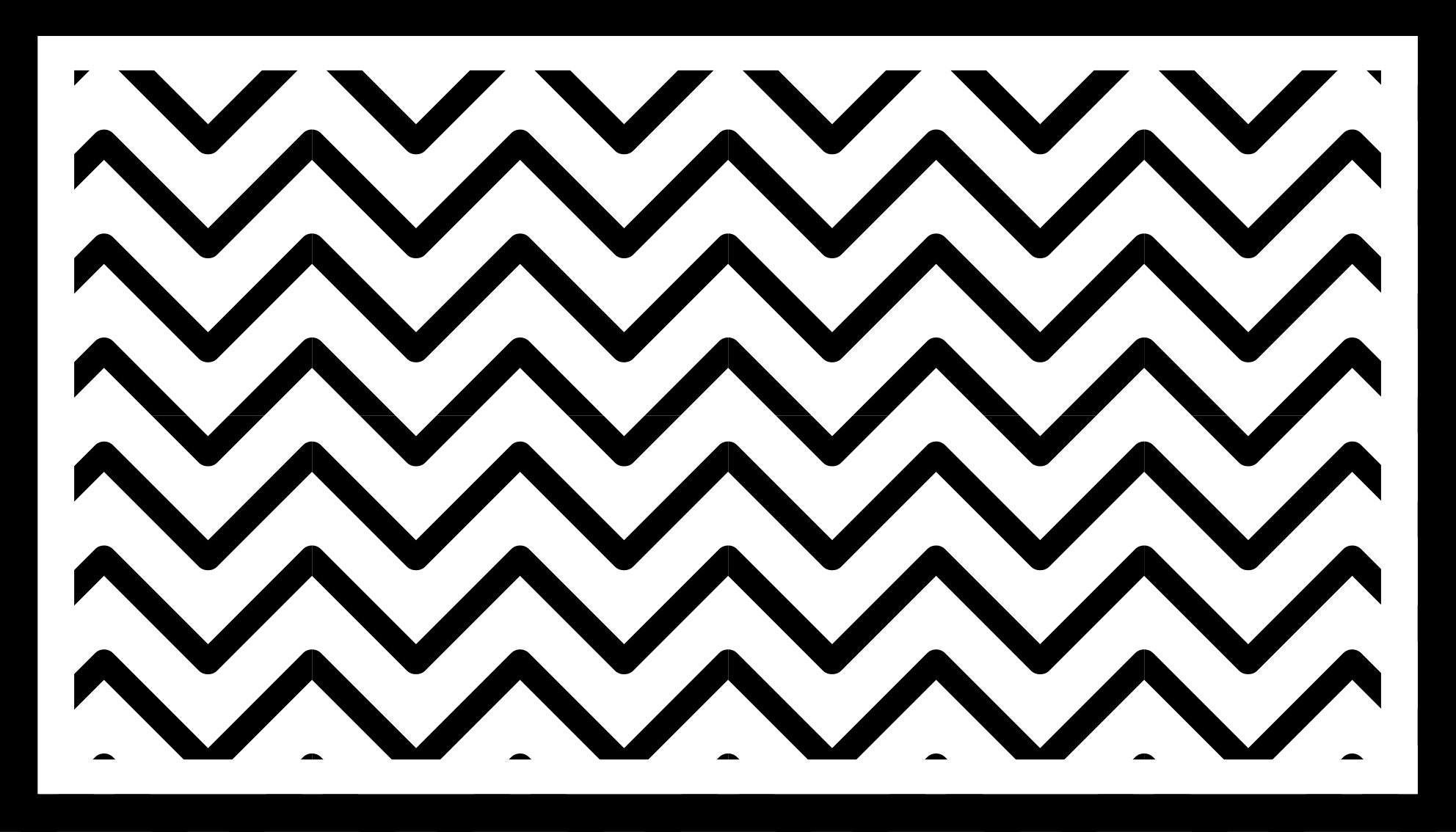 Chevron-stijl Vinyl tapijt ontvangsthal - TenStickers