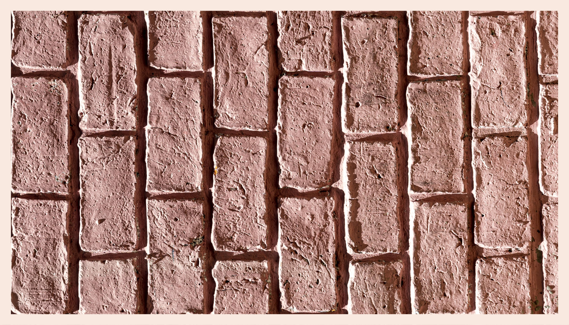 Vinyl tapijt stenenstructuur rustiek baksteenpatroon - TenStickers