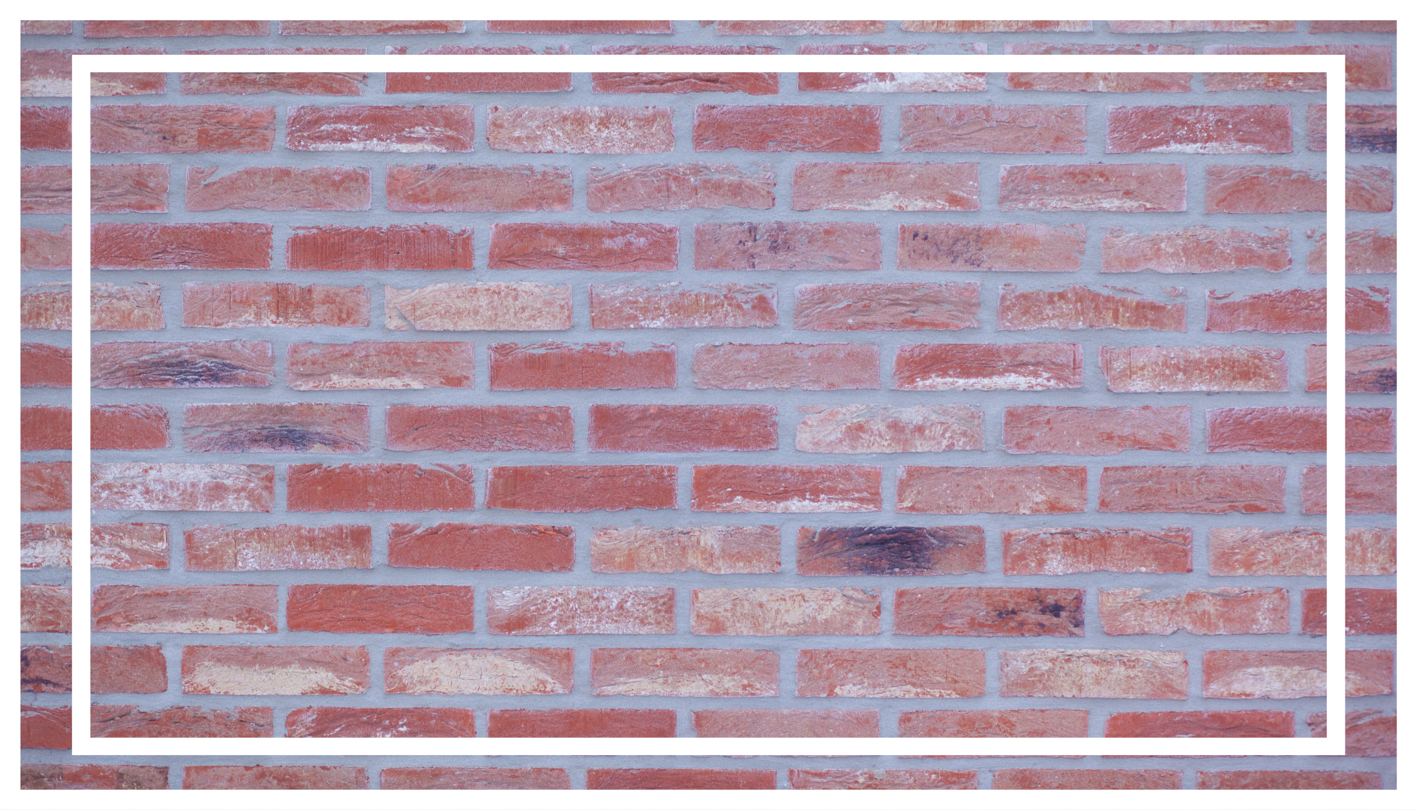 Baksteenpatroon vinyl tapijt stenenstructuur - TenStickers