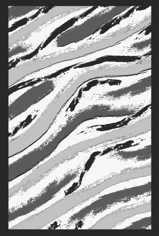 Stijlvolle zebrastrepen vinyl vloerkleed dierenprint - TenStickers