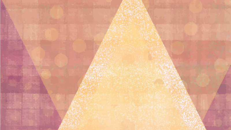 Driehoekig kleurenschema vinyl tapijt geometrisch - TenStickers