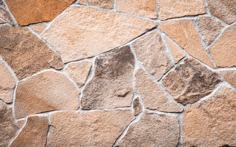 Aards realistisch effect vinyl tapijt stenenstructuur - TenStickers