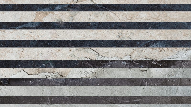 Gestreept steenpatroon vinyl tapijt stenenstructuur - TenStickers