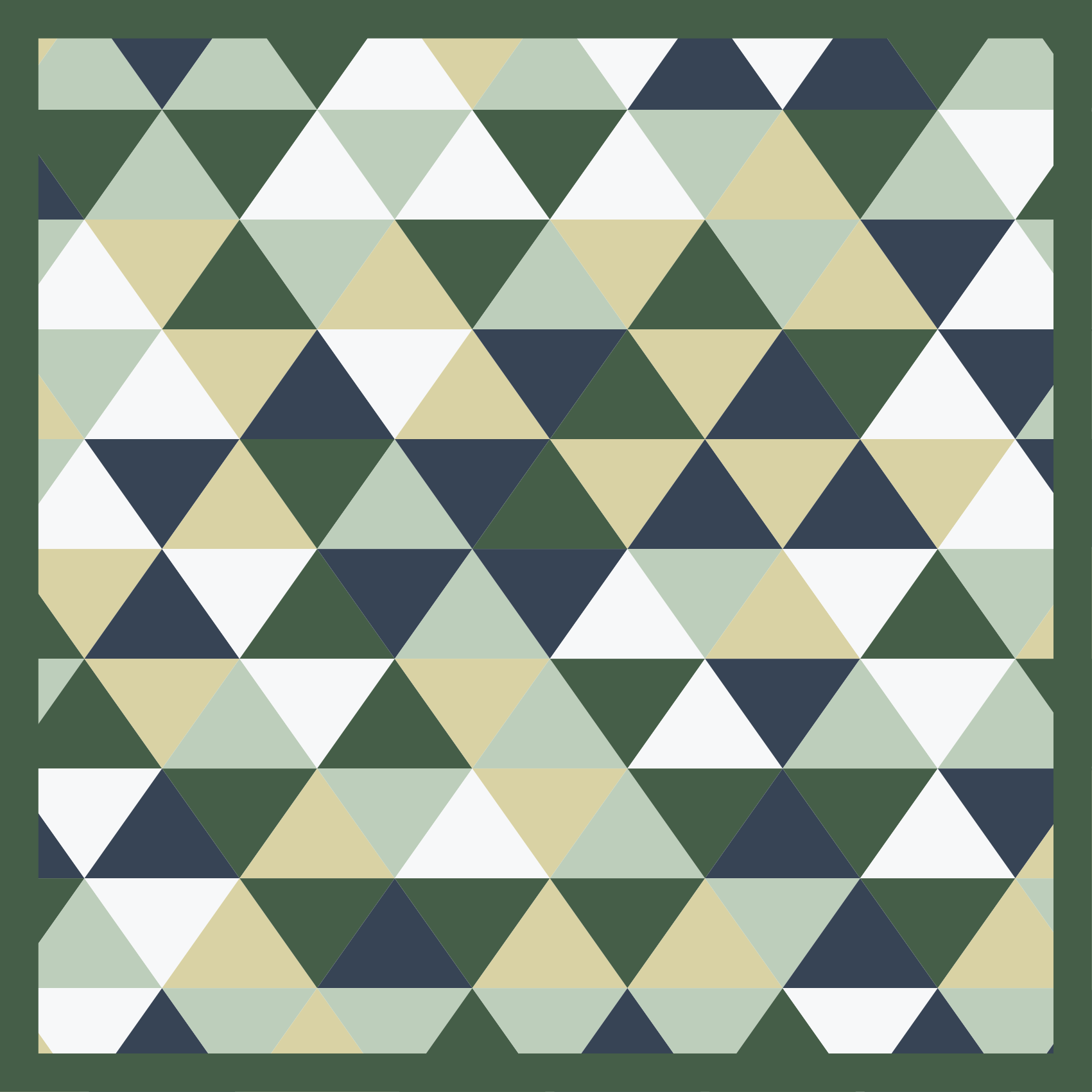 Driehoekige vormen vinyl tapijt geometrisch - TenStickers