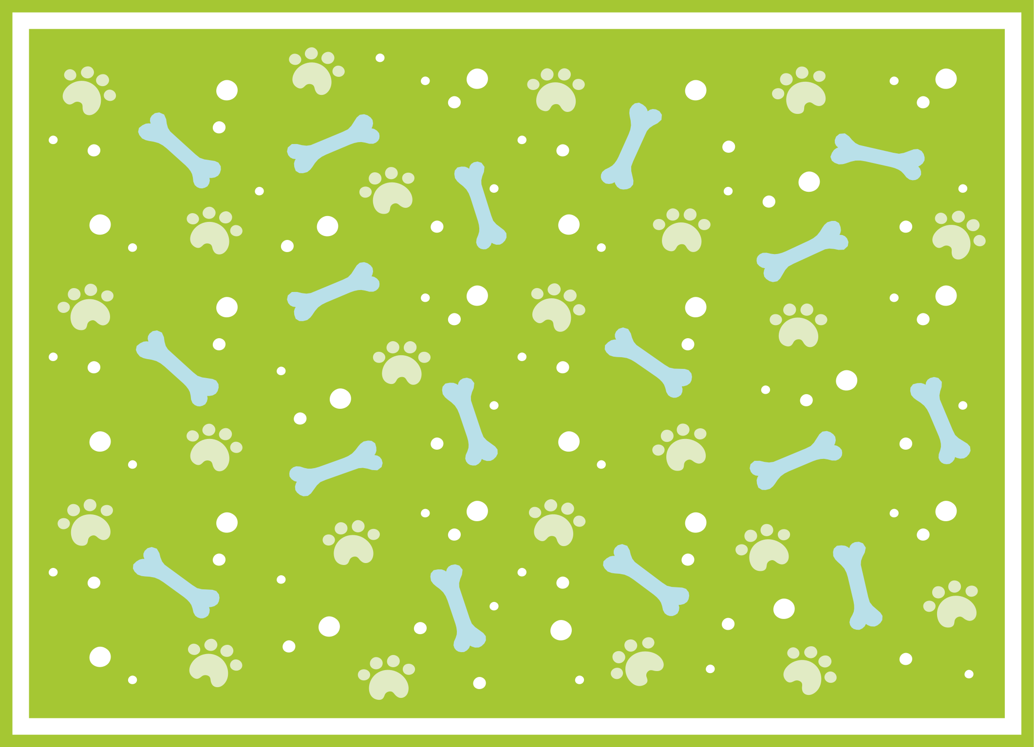 Pootafdruk stijl dieren vinyl tapijt - TenStickers