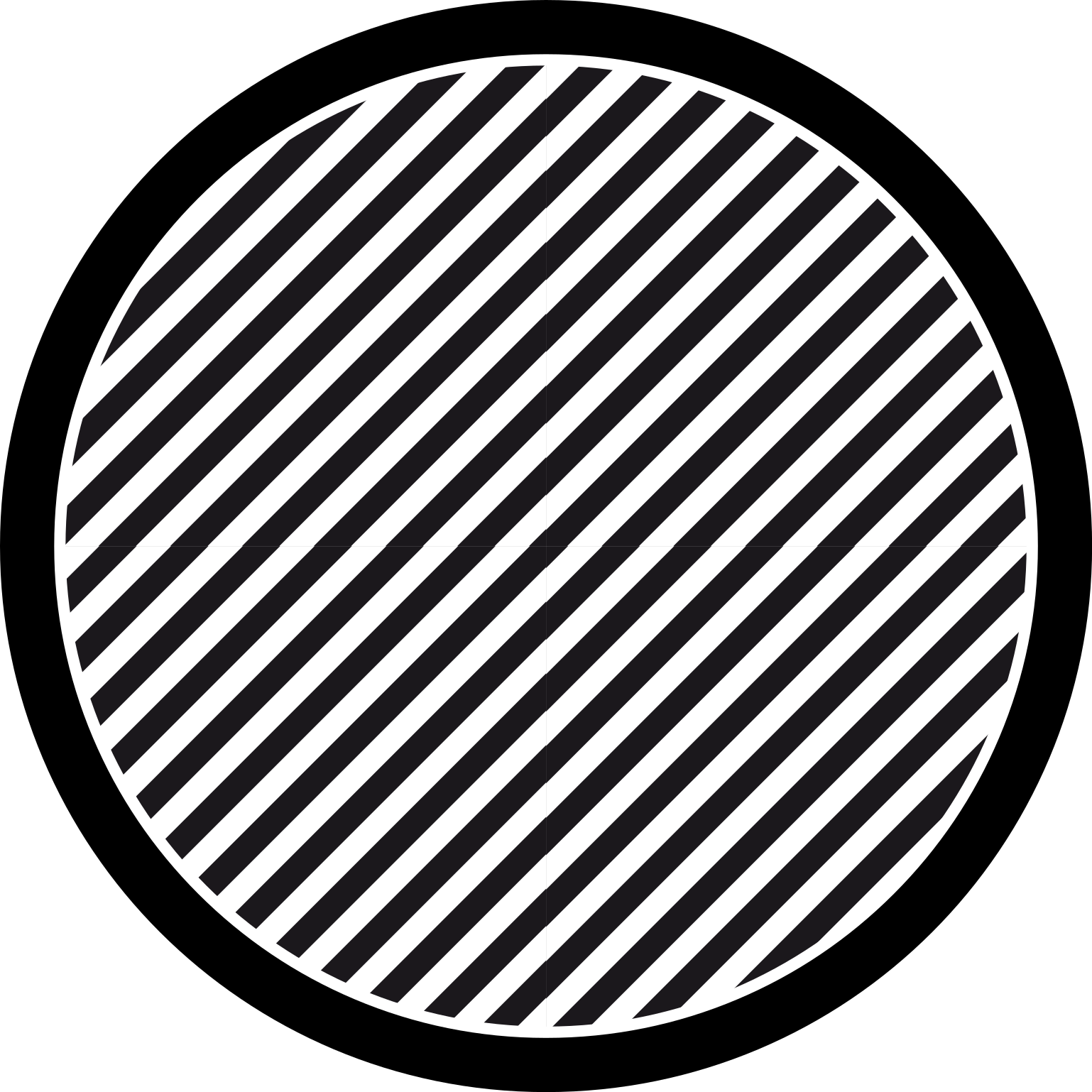 Vinyl tapijt strepen enkele kleurige strepen - TenStickers