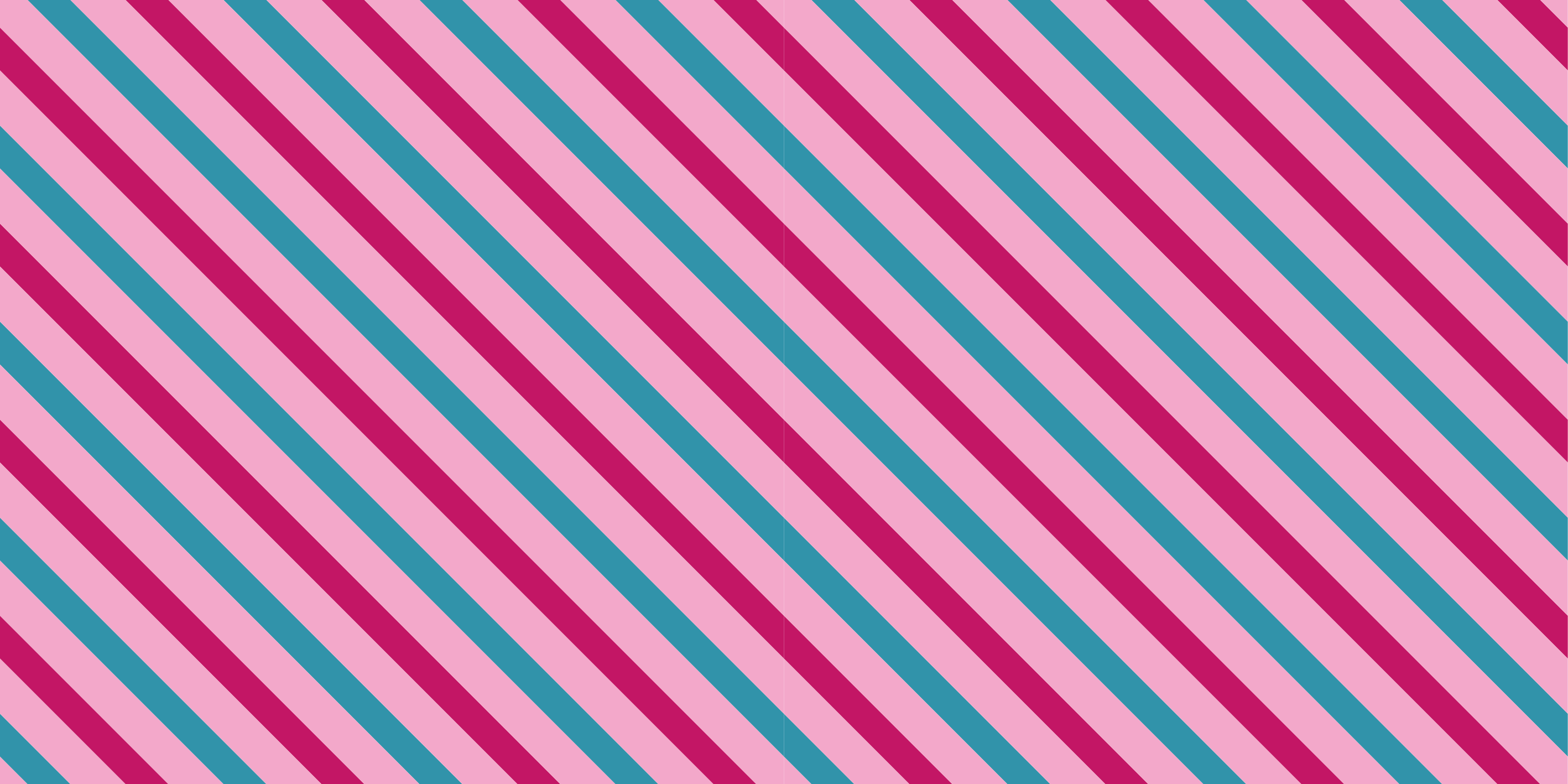 Vinyl tapijt strepen blauw en roze diagonalen - TenStickers